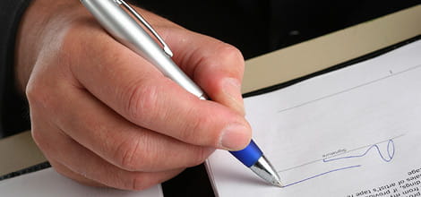 Receiving notice of a claim